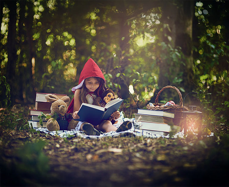 ReadingTutorForKids_ChildReadingInForest_Imagination